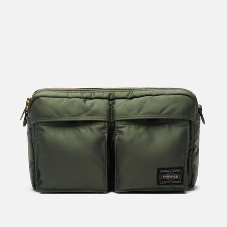 фото Сумка porter-yoshida & co tanker shoulder, цвет зелёный porter-yoshida and co