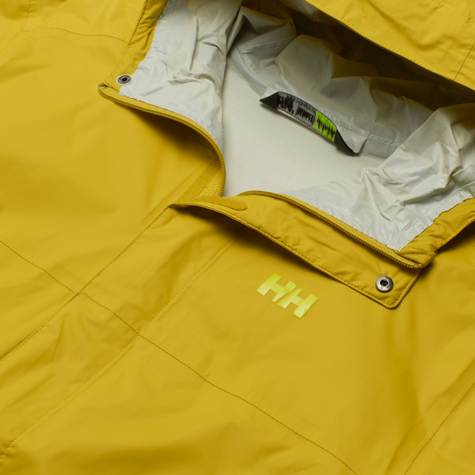 Мужская куртка ветровка Helly Hansen, цвет жёлтый, размер M 62252-426 Loke Hooded - фото 2