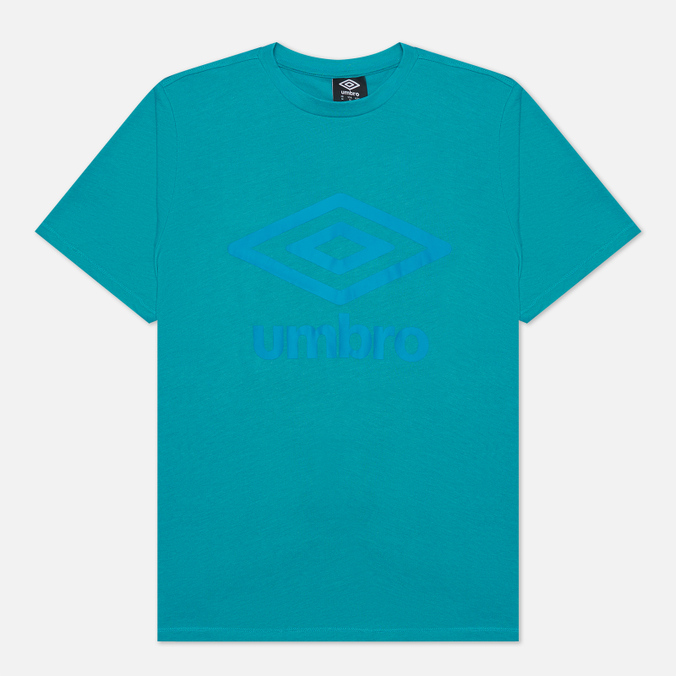 Мужская футболка Umbro, цвет голубой, размер M