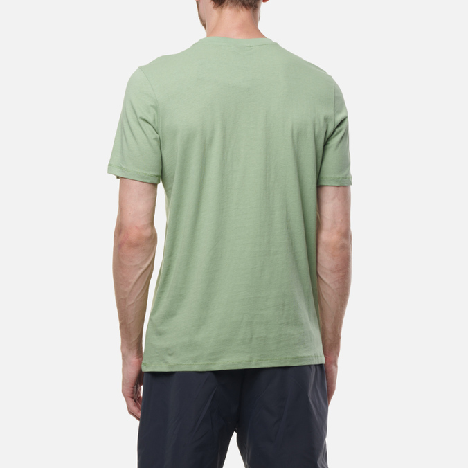 Мужская футболка Umbro, цвет зелёный, размер M 65352U-KM4 FW Large Logo - фото 4