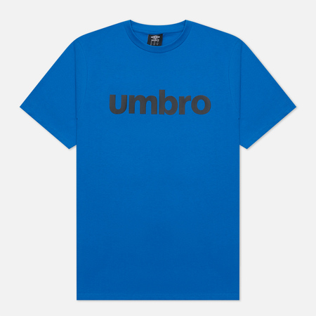 Мужская футболка Umbro FW Linear Logo Graphic, цвет синий, размер XL