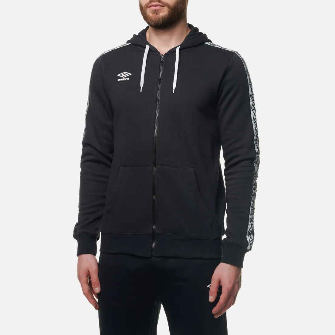 Umbro Мужская толстовка FW Taped Zip Hoodie