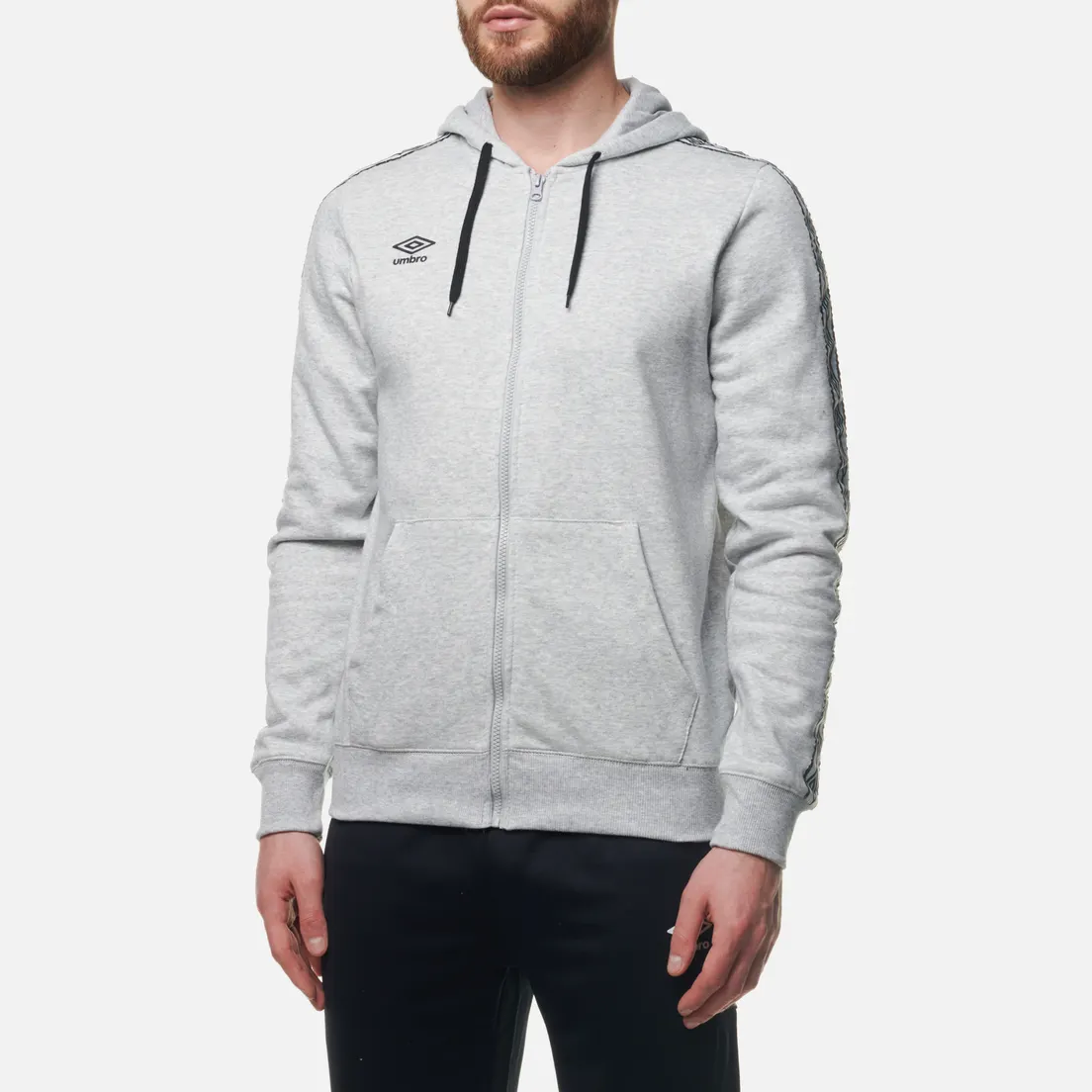 Umbro Мужская толстовка FW Taped Zip Hoodie
