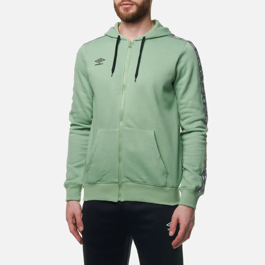 Umbro Мужская толстовка FW Taped Zip Hoodie