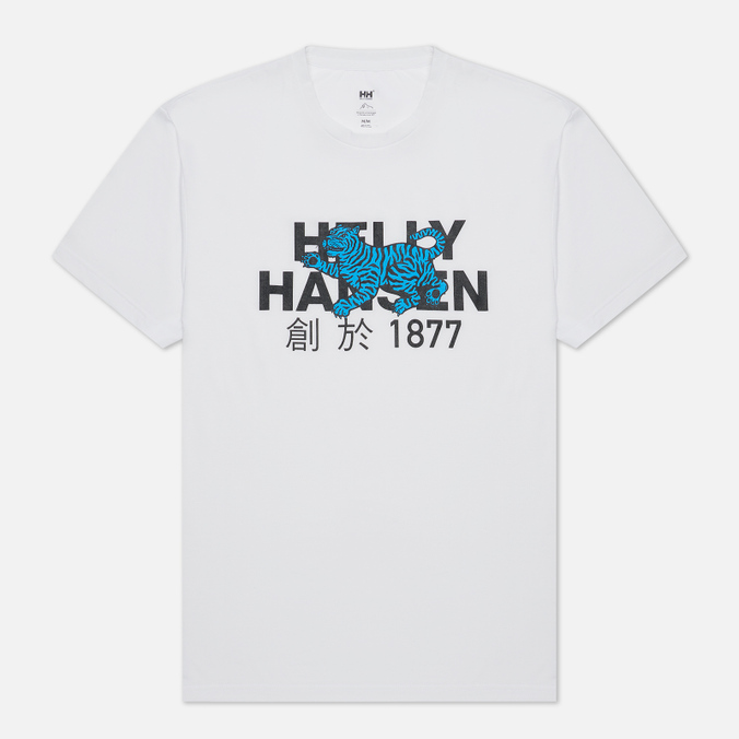 Мужская футболка Helly Hansen белого цвета
