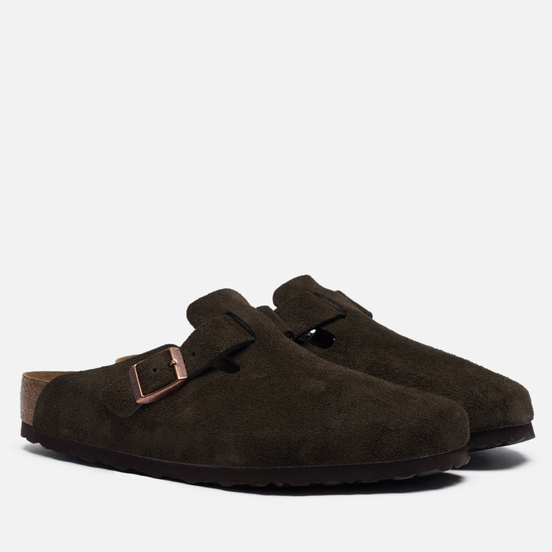 Сандалии Birkenstock Boston Suede Mocca