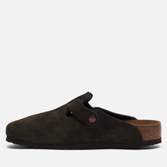 Сандалии Birkenstock Boston Suede Mocca