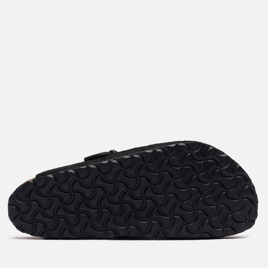 Мужские сандалии Birkenstock Boston Suede Black
