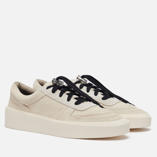 Мужские кроссовки Fear of God Skate Low Leather/Suede White/Grey