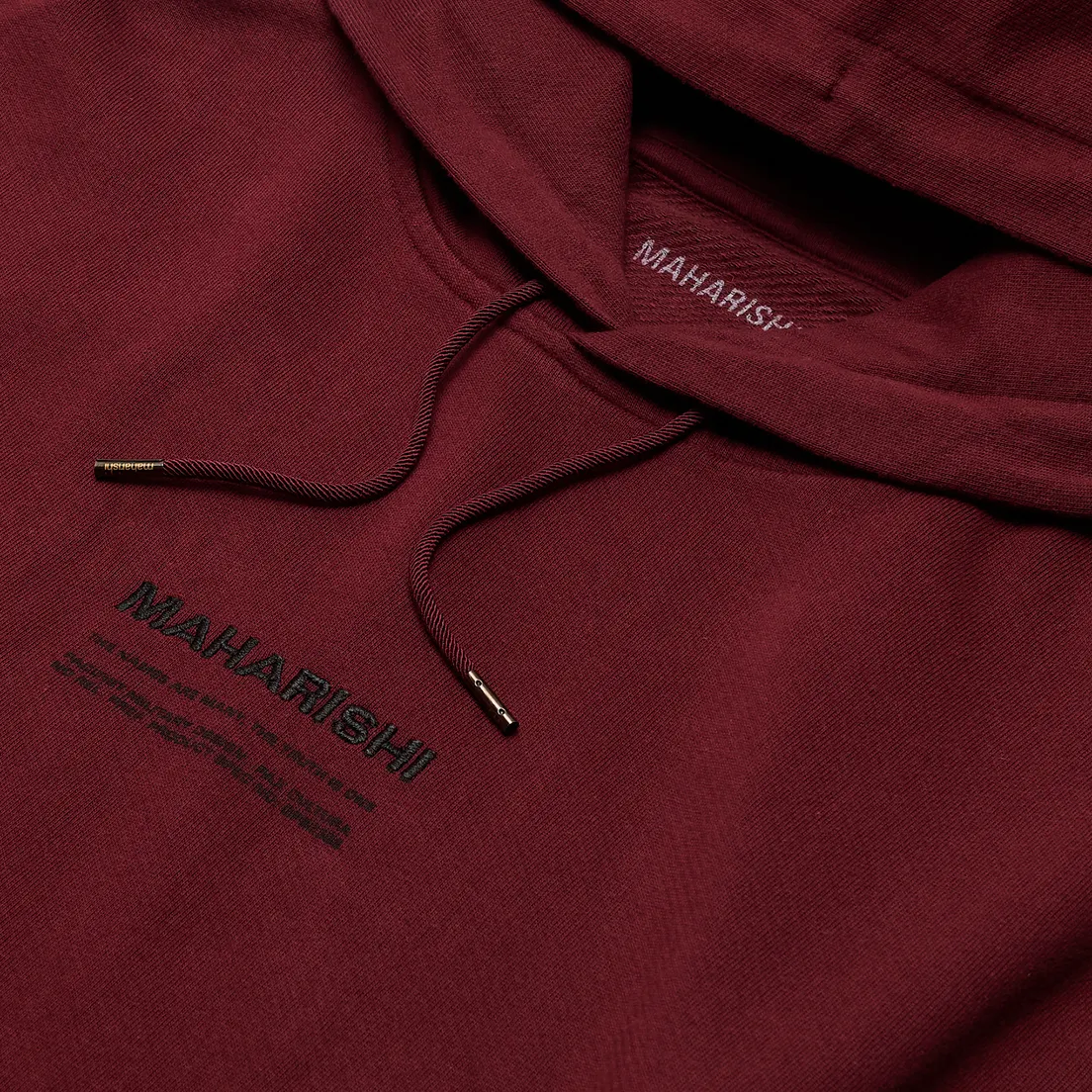 maharishi Мужская толстовка Organic Hooded Military Type Embroidery