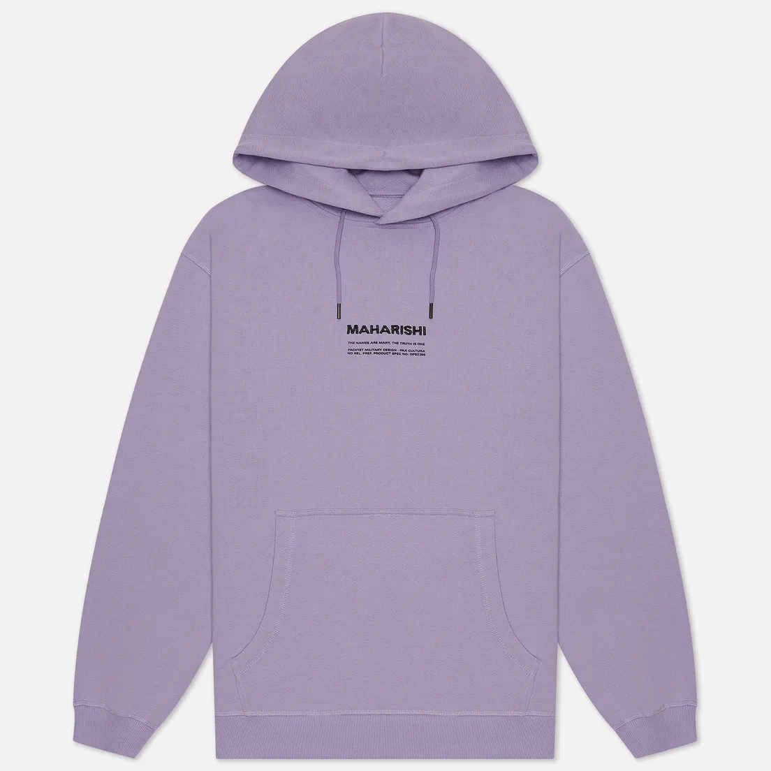 maharishi Мужская толстовка Organic Hooded Military Type Embroidery