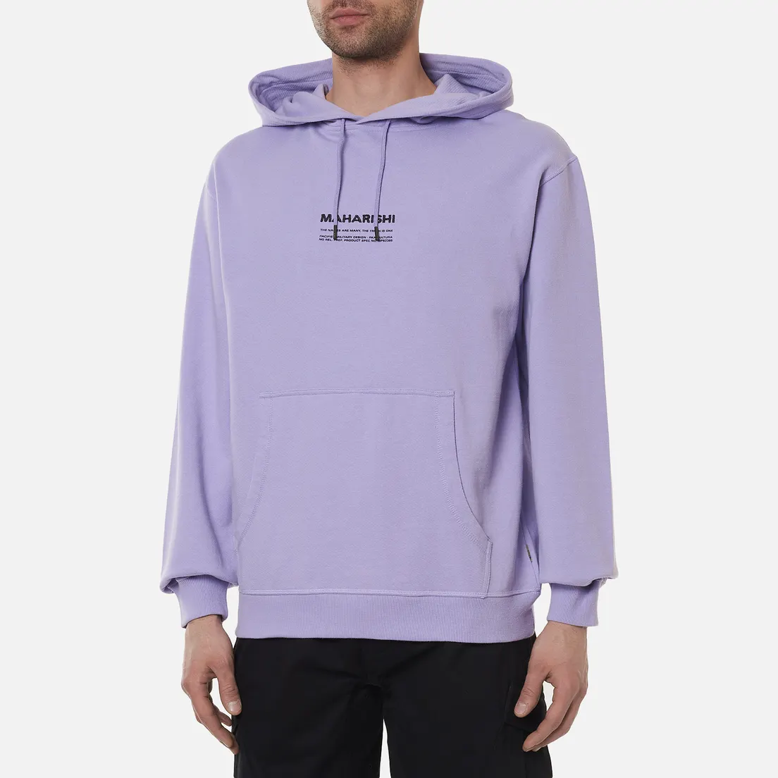 maharishi Мужская толстовка Organic Hooded Military Type Embroidery