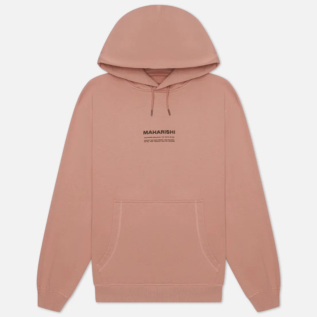 maharishi Мужская толстовка Organic Hooded Military Type Embroidery
