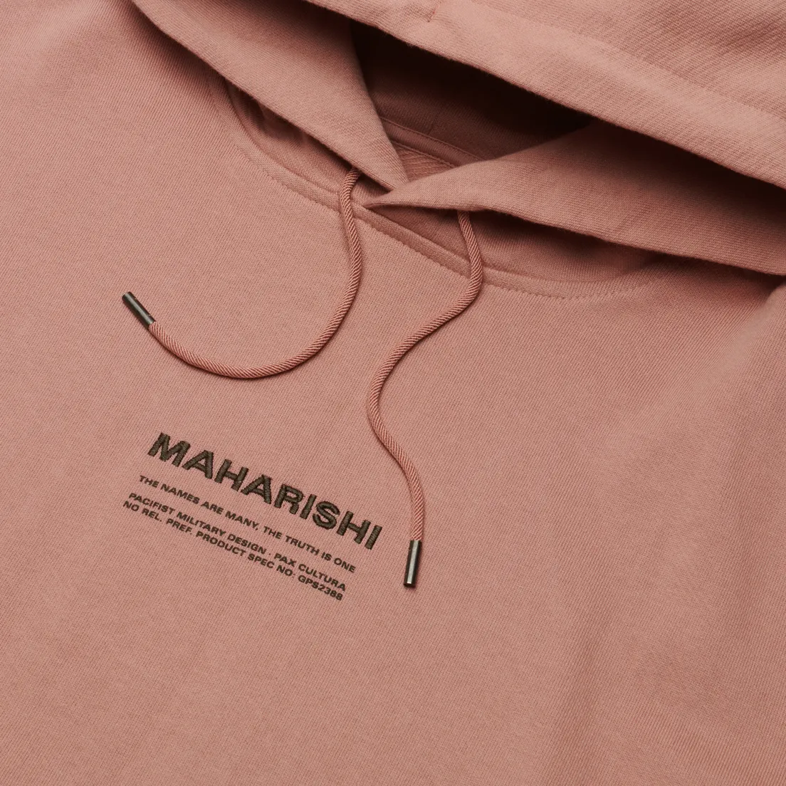 maharishi Мужская толстовка Organic Hooded Military Type Embroidery