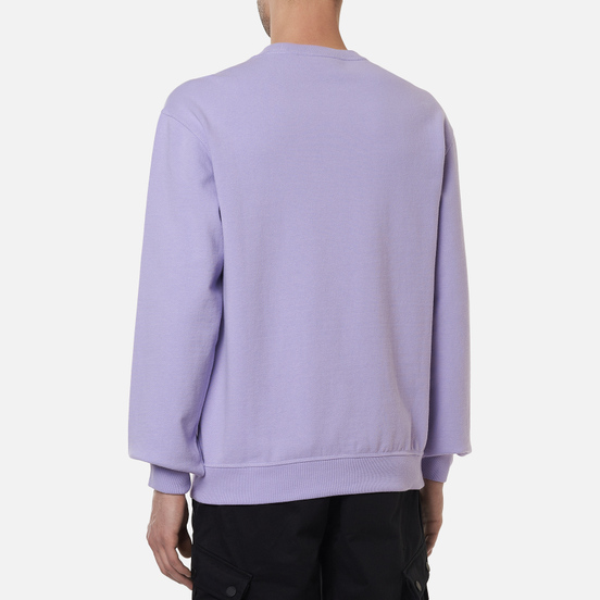 Мужская толстовка maharishi Organic Crew Military Type Embroidery Lavender