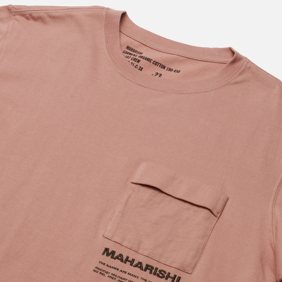 Мужская футболка maharishi Miltype Pocket Pink Panther