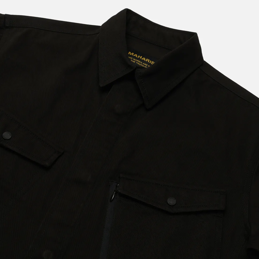 maharishi Мужская рубашка Miltype Custom Organic Cotton Twill