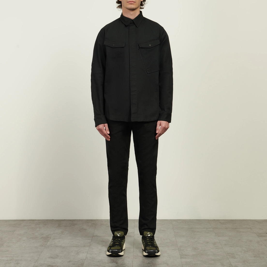 maharishi Мужская рубашка Miltype Custom Organic Cotton Twill