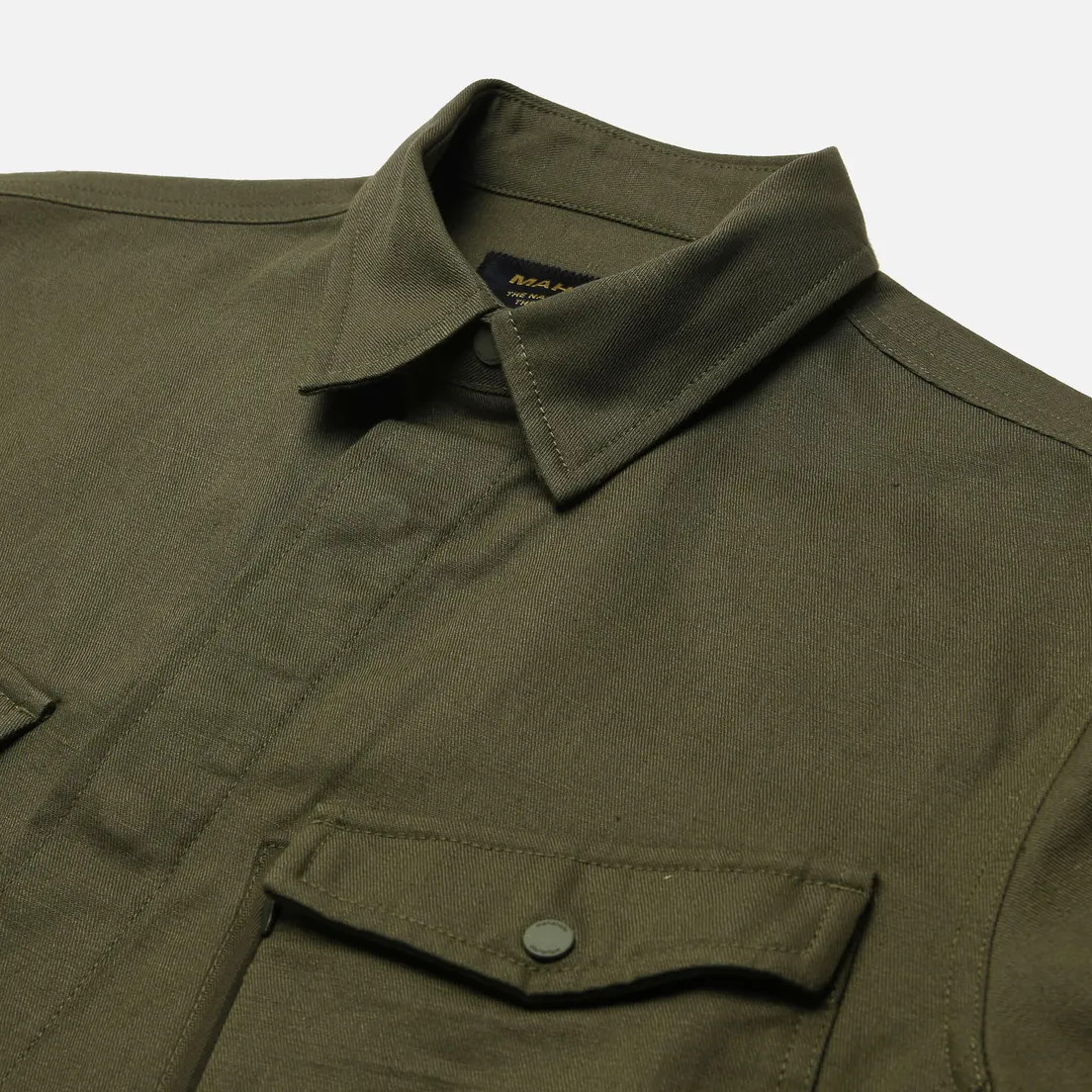 maharishi Мужская рубашка Miltype Custom Organic Cotton Twill