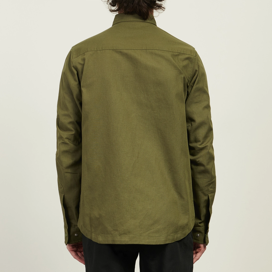 maharishi Мужская рубашка Miltype Custom Organic Cotton Twill