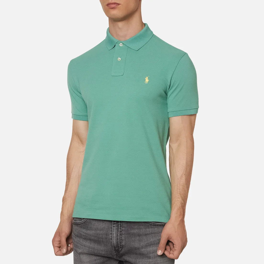 Polo Ralph Lauren Мужское поло The Iconic Basic Mesh Slim Fit