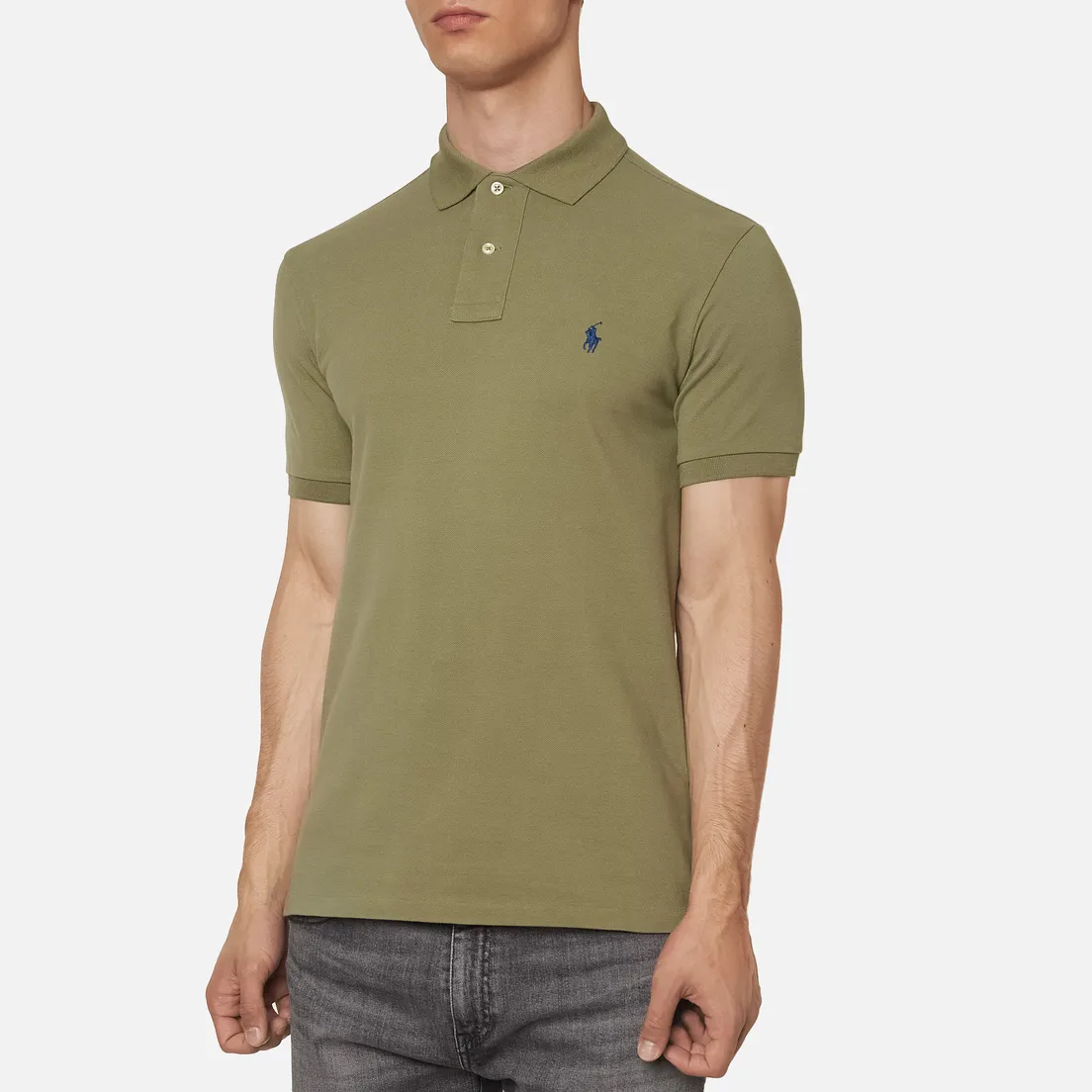 Polo Ralph Lauren Мужское поло The Iconic Basic Mesh Slim Fit