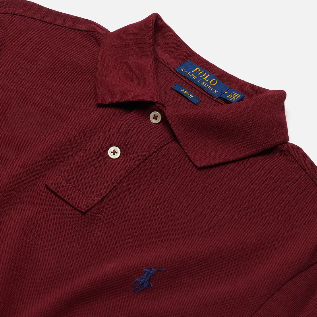 Polo Ralph Lauren Мужское поло The Iconic Basic Mesh Slim Fit