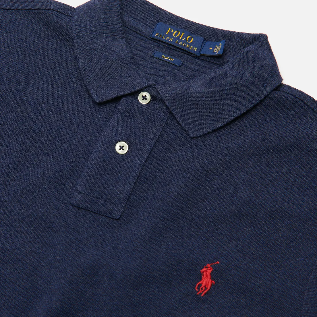 Polo Ralph Lauren Мужское поло The Iconic Basic Mesh Slim Fit