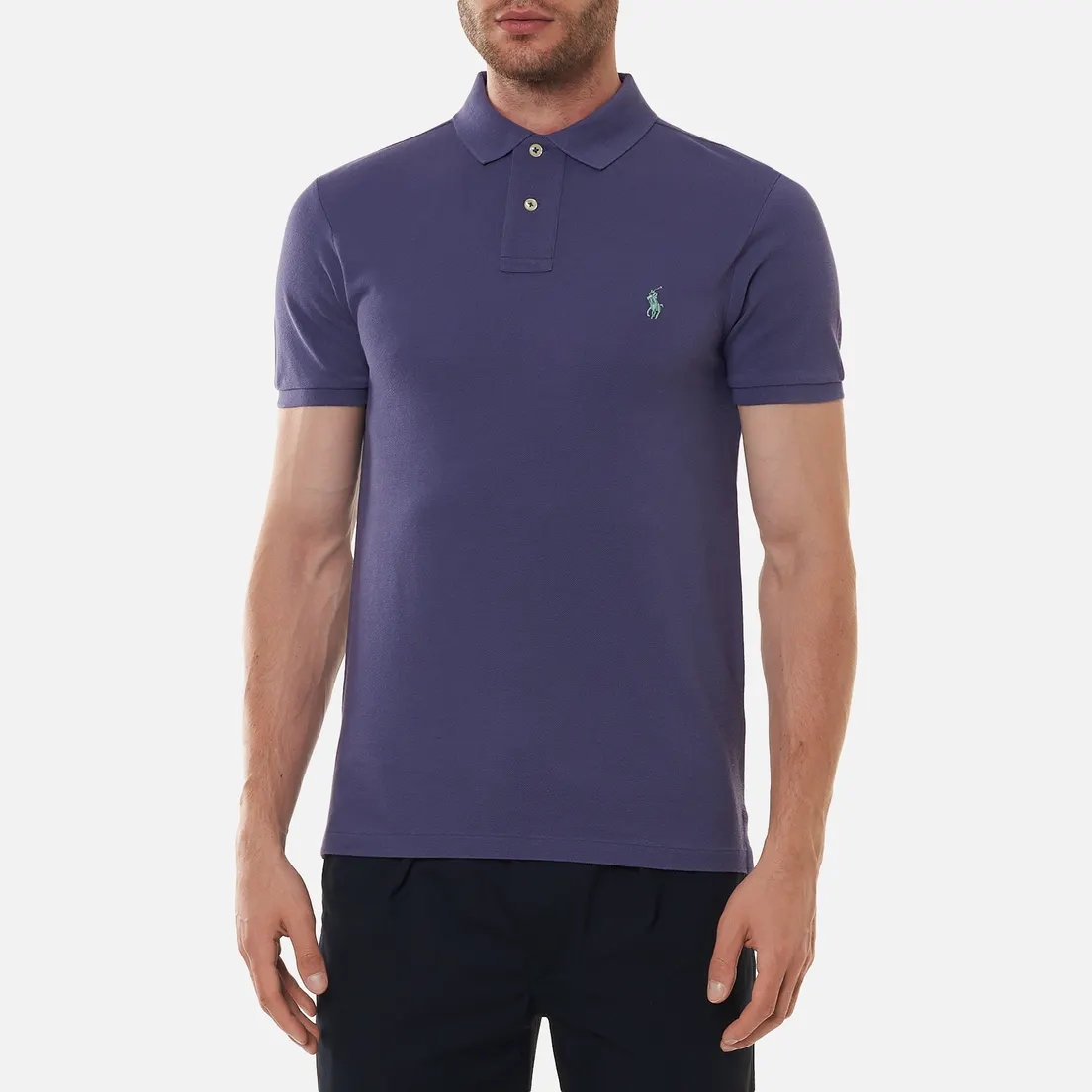 Polo Ralph Lauren Мужское поло The Iconic Basic Mesh Slim Fit