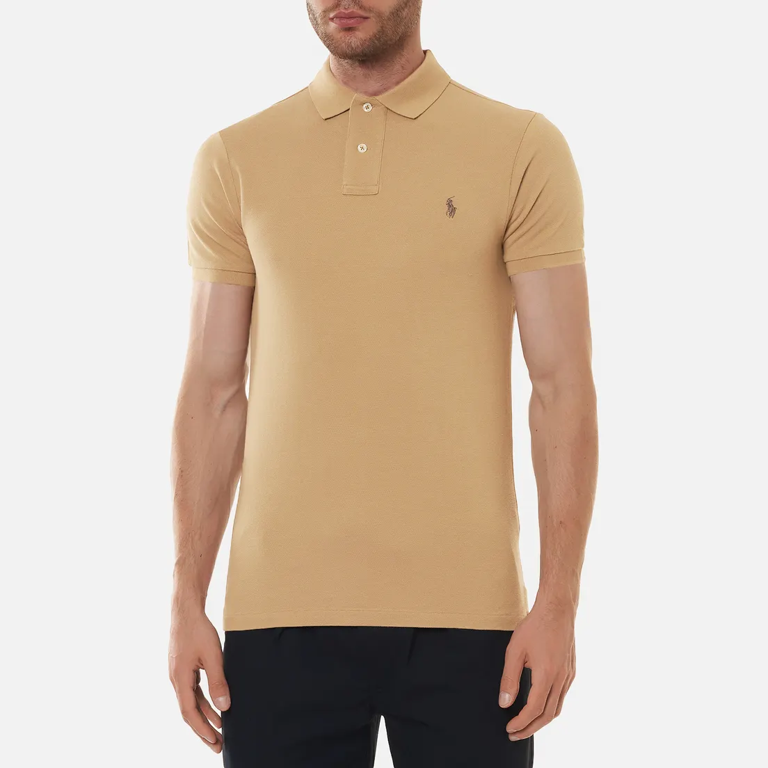 Polo Ralph Lauren Мужское поло The Iconic Basic Mesh Slim Fit