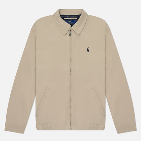  Мужская куртка харрингтон Polo Ralph Lauren Bi-Swing Windbreaker, цвет бежевый, размер M