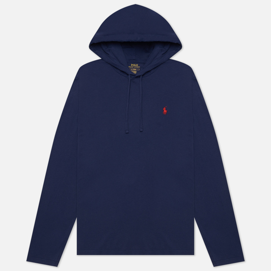 Мужской лонгслив Polo Ralph Lauren Embroidered Pony Hoodie Newport Navy