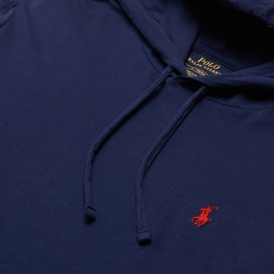 Мужской лонгслив Polo Ralph Lauren Embroidered Pony Hoodie Newport Navy