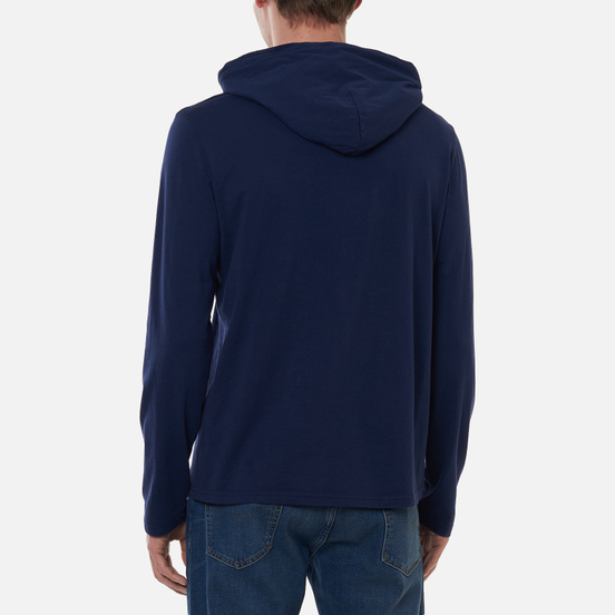 Мужской лонгслив Polo Ralph Lauren Embroidered Pony Hoodie Newport Navy