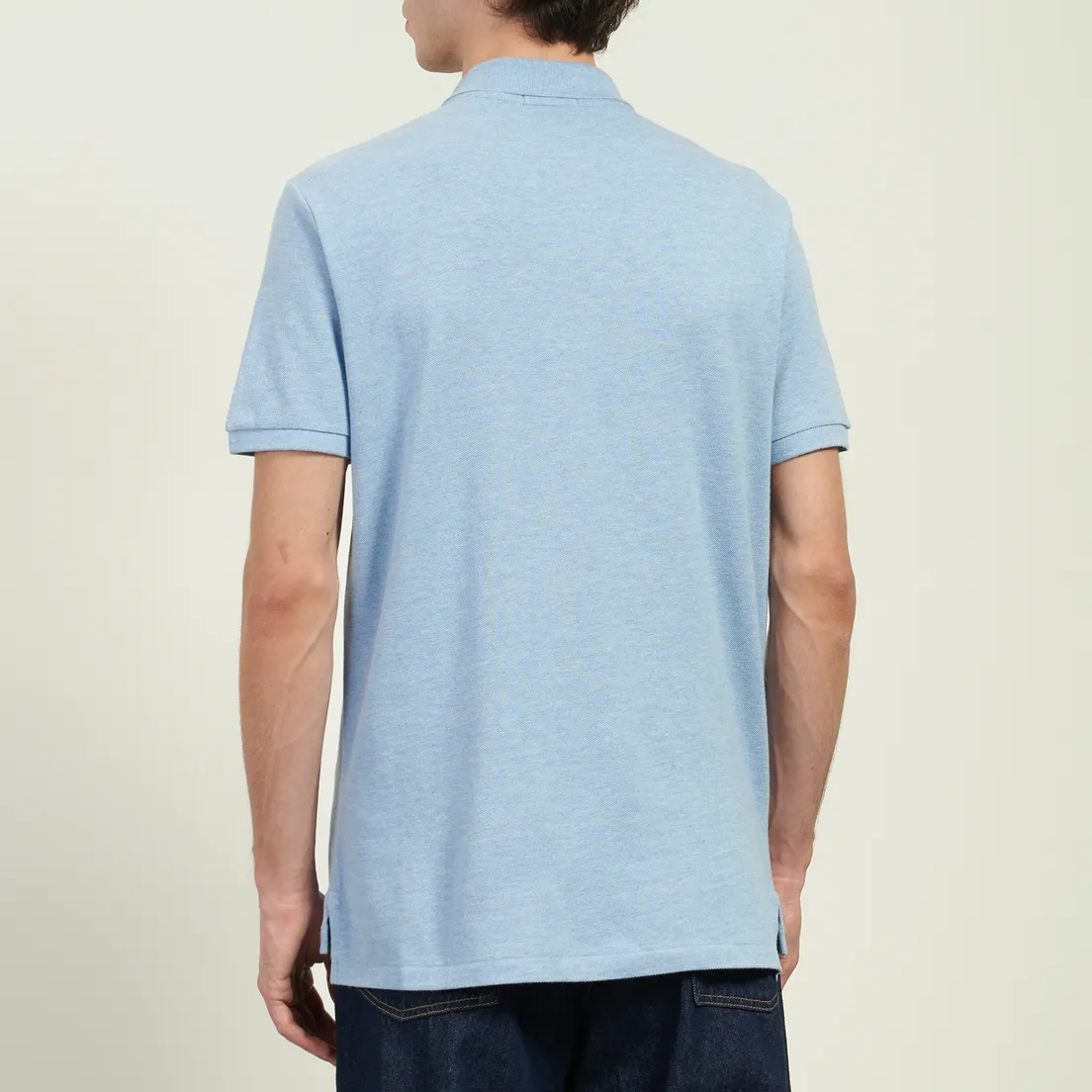 Polo Ralph Lauren Мужское поло Custom Slim Fit Cotton Mesh