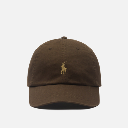 Кепка Polo Ralph Lauren Classic Sport Cotton Chino, цвет коричневый