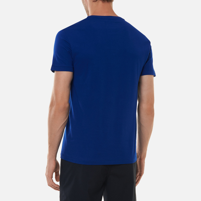 Мужская футболка Polo Ralph Lauren, цвет синий, размер XL 710-671438-144 Classic Crew Neck 26/1 Jersey - фото 4