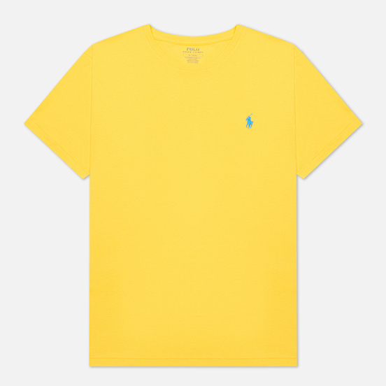 Мужская футболка Polo Ralph Lauren Classic Crew Neck 26/1 Jersey Yellowfin/Blue