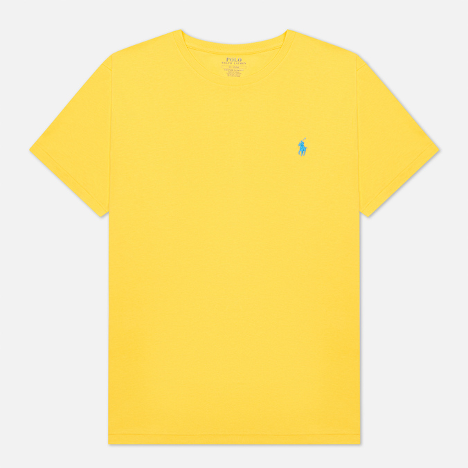 Мужская футболка Polo Ralph Lauren, цвет жёлтый, размер M