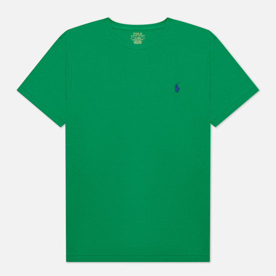 Мужская футболка Polo Ralph Lauren Classic Crew Neck 26/1 Jersey Billiard/Navy