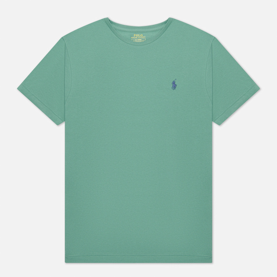 Мужская футболка Polo Ralph Lauren Classic Crew Neck 26/1 Jersey Seafoam/Navy