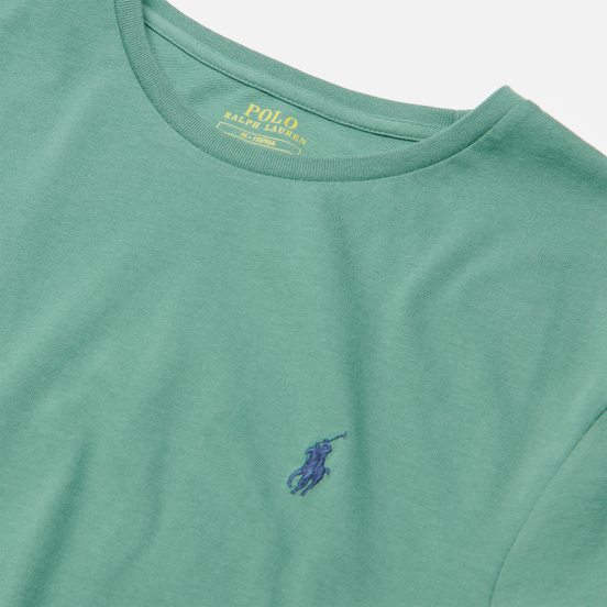 Мужская футболка Polo Ralph Lauren Classic Crew Neck 26/1 Jersey Seafoam/Navy