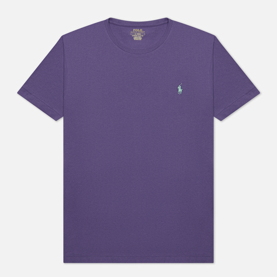 Мужская футболка Polo Ralph Lauren Classic Crew Neck 26/1 Jersey Juneberry/Turquoise