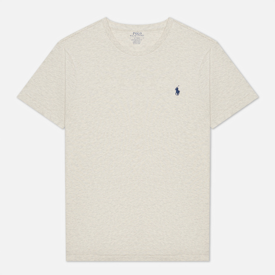 Мужская футболка Polo Ralph Lauren Classic Crew Neck 26/1 Jersey American Heather/Navy