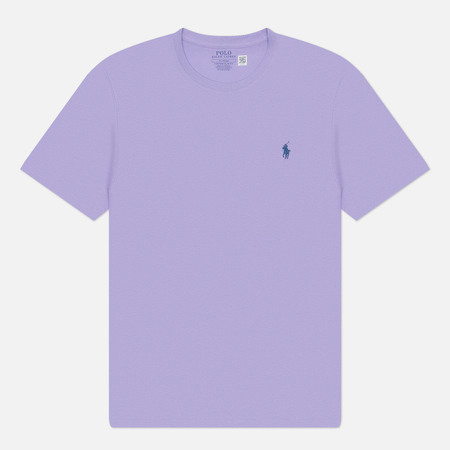 Мужская футболка Polo Ralph Lauren Classic Crew Neck 26/1 Jersey, цвет фиолетовый, размер XXL