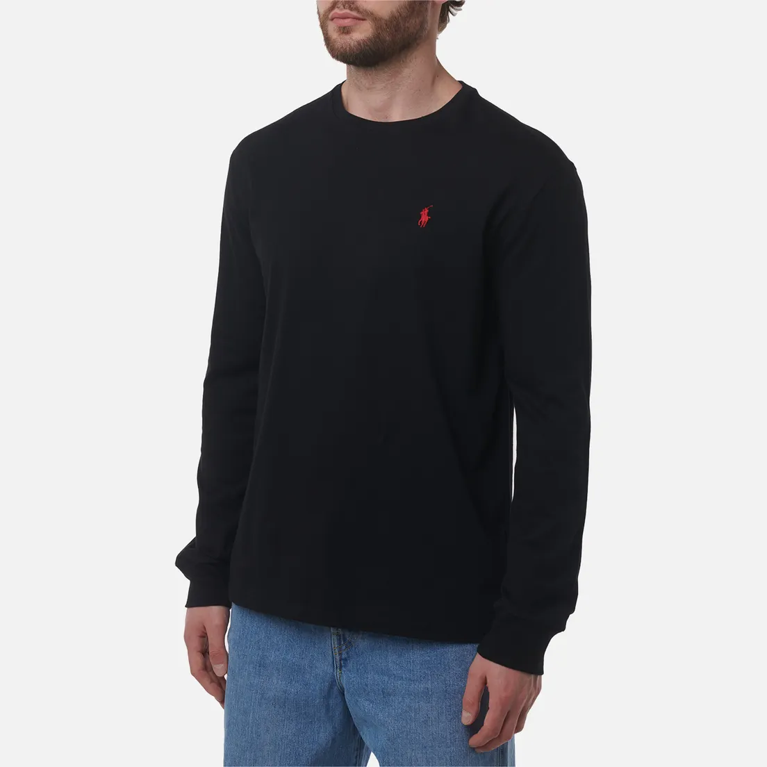 Polo Ralph Lauren Мужской лонгслив Embroidered Logo Classic Fit