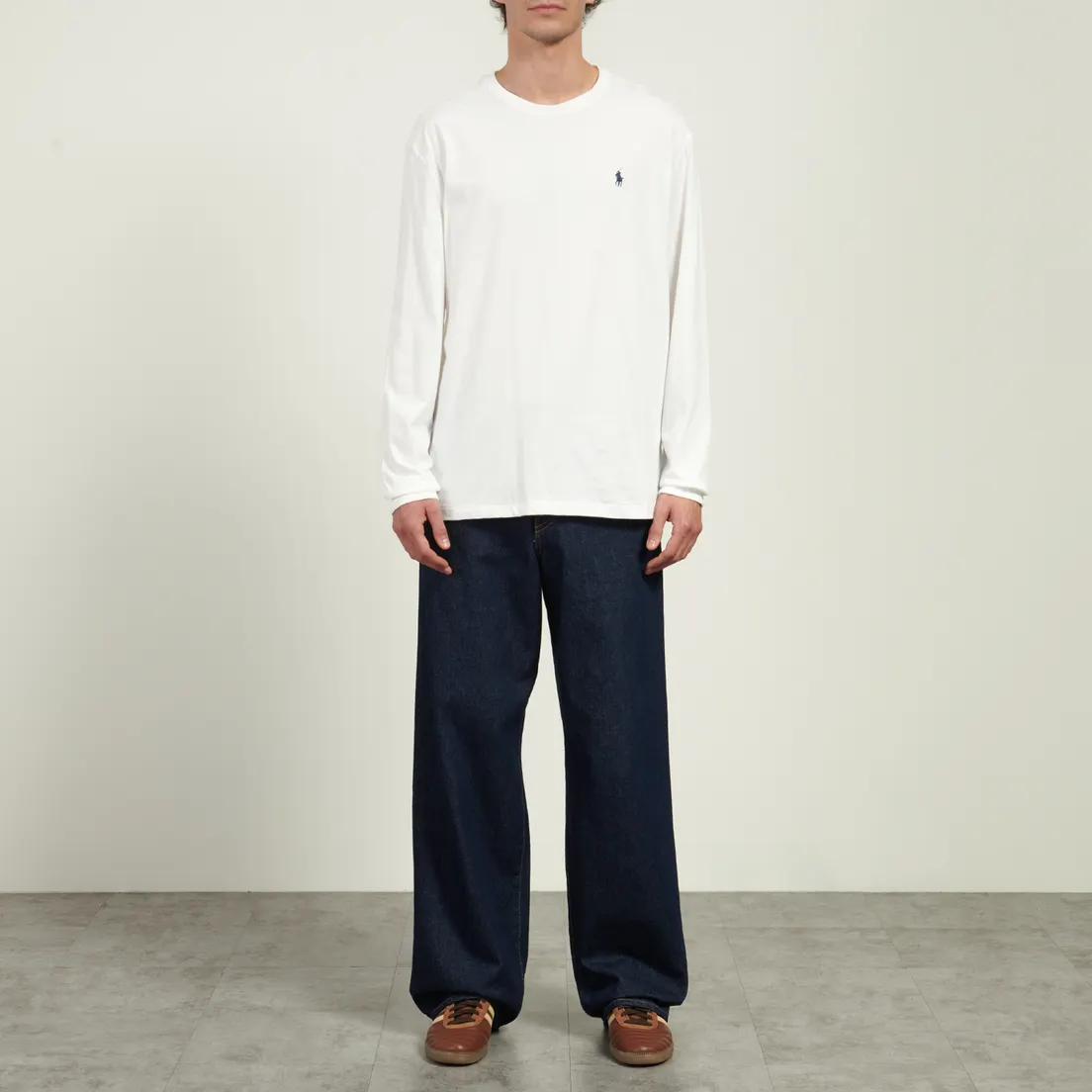 Polo Ralph Lauren Мужской лонгслив Embroidered Logo Classic Fit