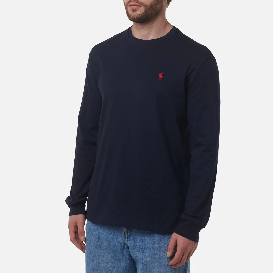 Polo Ralph Lauren Мужской лонгслив Embroidered Logo Classic Fit