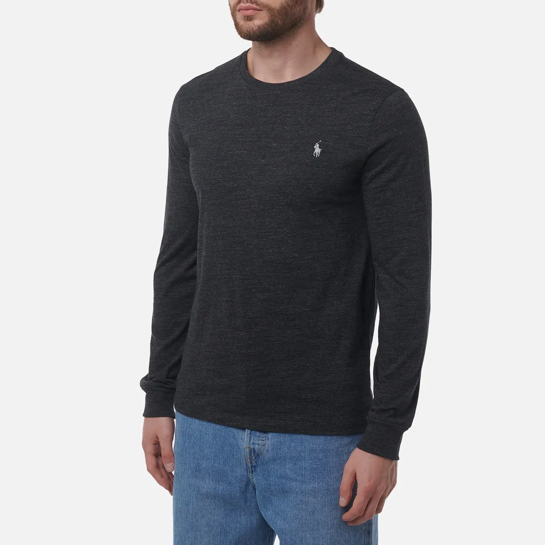 Polo Ralph Lauren Мужской лонгслив Custom Fit Embroidered Pony