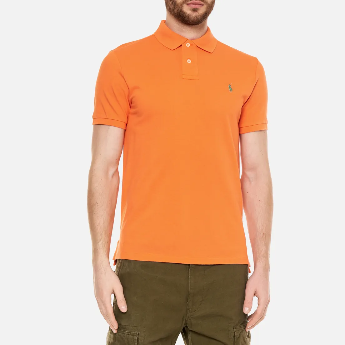 Polo Ralph Lauren Мужское поло Classic Logo Basic Mesh